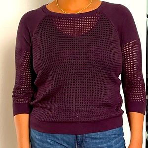 Express Mesh knitted top